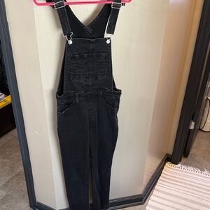 Levi's Black Denim Overalls